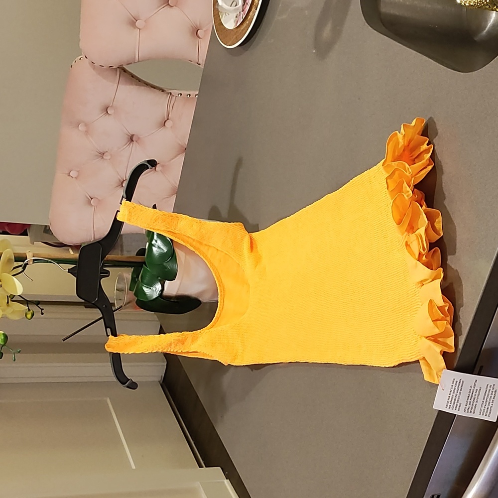 🍊 Orange/ Apricot Beach 🏖️ cover up - Picture 4 of 8